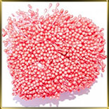 пестики-тычинки перлам. 3мм красно-кораловые